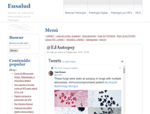 Tablet Screenshot of eusalud.uninet.edu